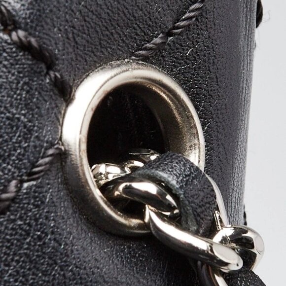 Chanel Black Diamond Quilted Leather Citizen Mini Flap Bag - Picture 11 of 12